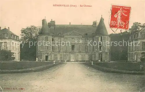 AK / Ansichtskarte Henonville Chateau Schloss Henonville