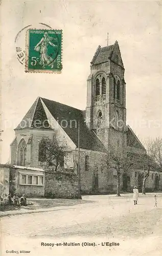 AK / Ansichtskarte Rosoy en Multien Eglise Kirche Rosoy en Multien