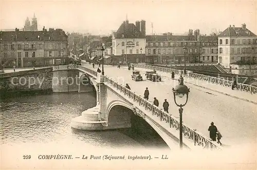 AK / Ansichtskarte Compiegne_60 Le pont sur l Oise 