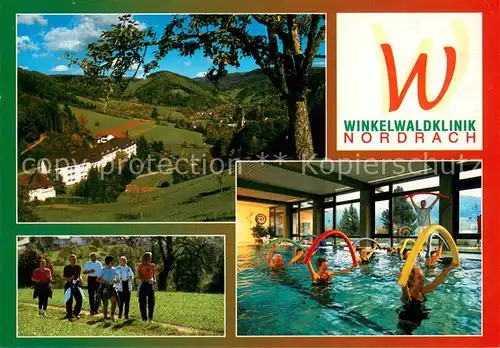 AK / Ansichtskarte Nordrach Winkelwaldklinik Hallenbad Wandern Luftkurort im Schwarzwald Nordrach