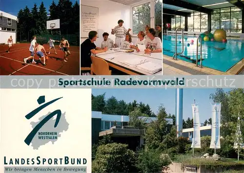AK / Ansichtskarte Radevormwald Sportschule LandesSportBund NW Radevormwald