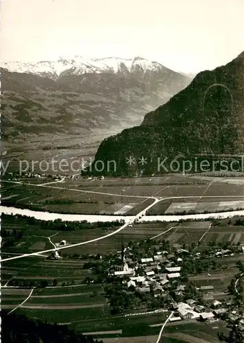 AK / Ansichtskarte Wiesing_Tirol Neue Achenseestrasse Kanzelkehre Alpen Fliegeraufnahme Wiesing Tirol