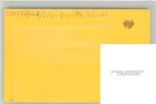 AK / Ansichtskarte Lechenich Orts Vignette Wappen Lechenich