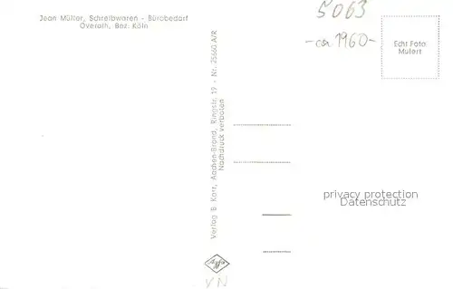 AK / Ansichtskarte Overath Petersheim Overath