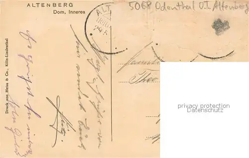 AK / Ansichtskarte Odenthal Dom Inneres Odenthal
