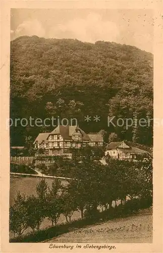 AK / Ansichtskarte Bad_Honnef L?wenburg im Siebengebirge Hotel Pension L?wenburgerhof Bad_Honnef