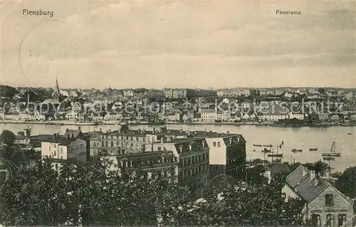 AK / Ansichtskarte Flensburg Panorama Flensburg