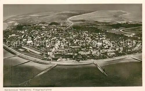 AK / Ansichtskarte Norderney_Nordseebad Fliegeraufnahme Norderney_Nordseebad