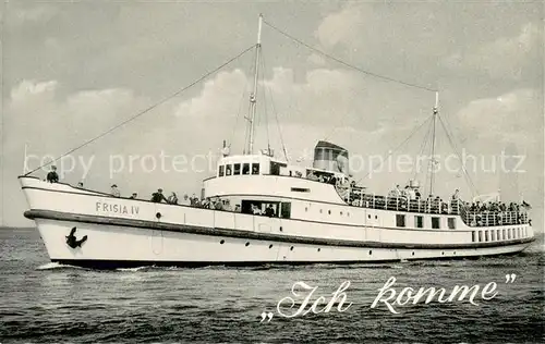 AK / Ansichtskarte Norderney_Nordseebad MS Frisia IV Norderney_Nordseebad