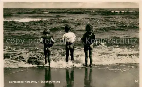 AK / Ansichtskarte Norderney_Nordseebad Saisoneroeffnung Strandpartie Norderney_Nordseebad