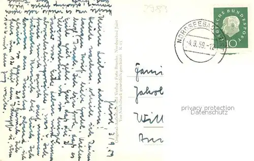 AK / Ansichtskarte Juist_Nordseebad Am Wattenmeer Juist_Nordseebad