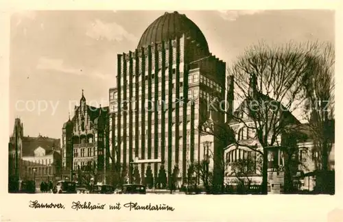 AK / Ansichtskarte Hannover Hochhaus mit Planetarium Hannover