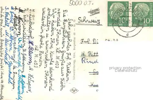 AK / Ansichtskarte Koeln_Rhein Stadtwald Rheinpartien Koeln_Rhein