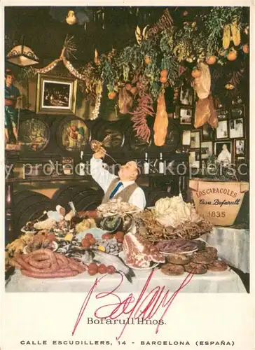 AK / Ansichtskarte Barcelona_Cataluna Los Caracoles Restaurante tipico Barcelona Cataluna