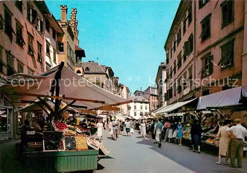 AK / Ansichtskarte Bolzano Piazza Erbe Gemuesemarkt Bolzano