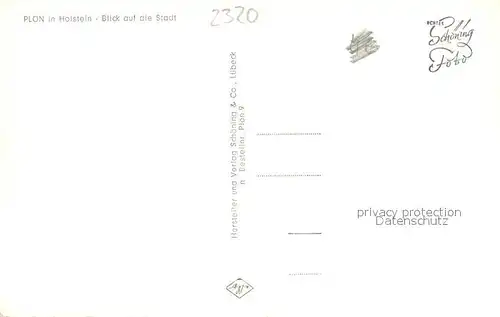 AK / Ansichtskarte Ploen_See Blick auf die Stadt Ploen_See