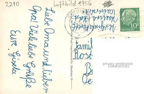 AK / Ansichtskarte Itzehoe Fliegeraufnahme Stadt mit Kirche Itzehoe