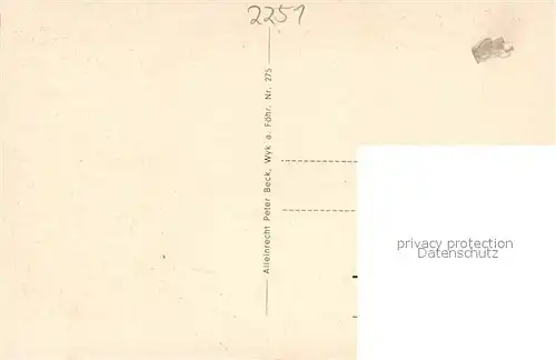 AK / Ansichtskarte Hallig_Hooge Hallig im Sturm Hallig Hooge