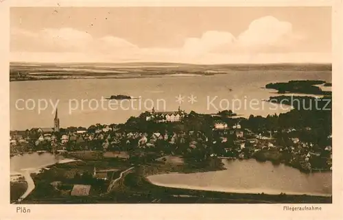 AK / Ansichtskarte Ploen_See Fliegeraufnahme Ploen_See