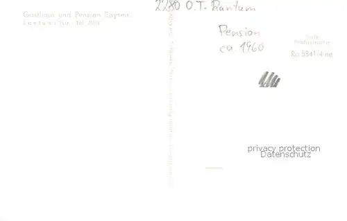 AK / Ansichtskarte Rantum_Sylt Gasthaus Pension Boysen Badestrand Moewen Rantum Sylt