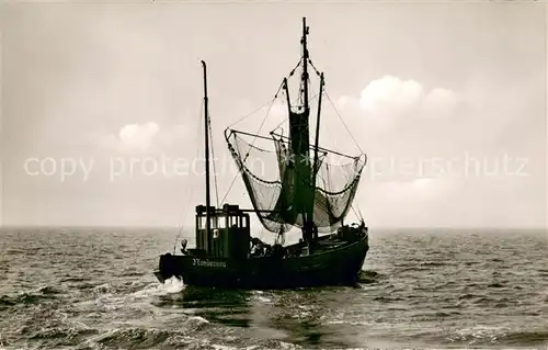 AK / Ansichtskarte Norderney_Nordseebad Krabbenkutter Norderney_Nordseebad