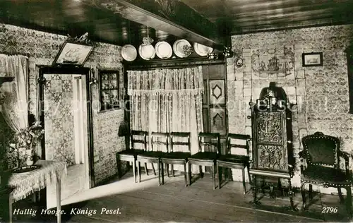 AK / Ansichtskarte Hallig_Hooge K?nigs Pesel Echtfoto  Hallig Hooge