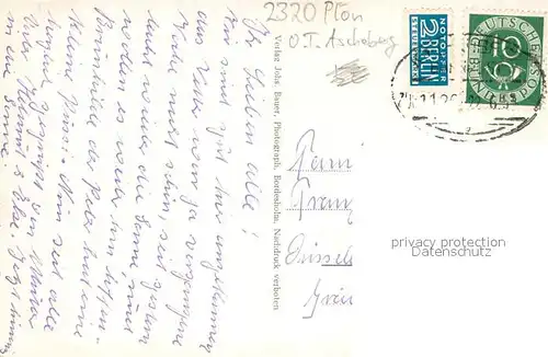 AK / Ansichtskarte Ascheberg_Holstein Panorama am Ploenersee Ascheberg_Holstein