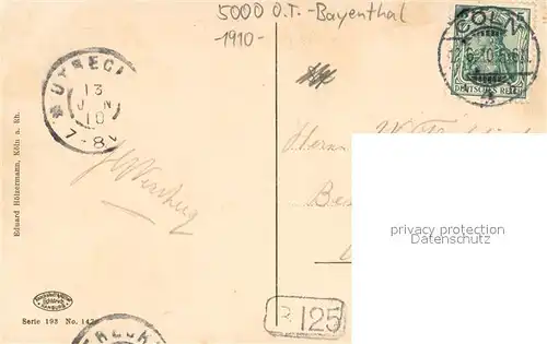 AK / Ansichtskarte Koeln_Rhein Bismarcksaeule Koeln_Rhein