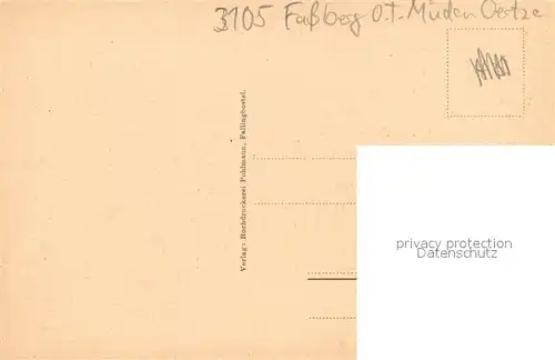 AK / Ansichtskarte Mueden_oertze Hermann Loens Denkmal Mueden oertze