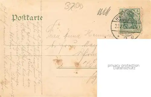 AK / Ansichtskarte Hildesheim Haus mit Bildern roemischer Kaiser Hildesheim