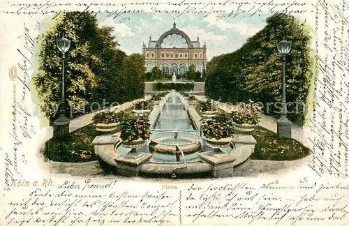 AK / Ansichtskarte Koeln_Rhein Flora Koeln_Rhein