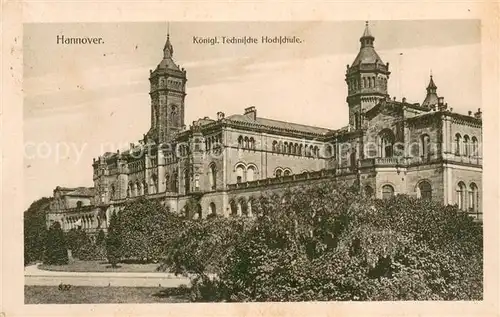 AK / Ansichtskarte Hannover Koeniglich Technische Hochschule Hannover