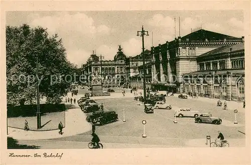 AK / Ansichtskarte Hannover Am Bahnhof Hannover