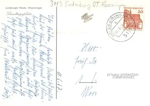 AK / Ansichtskarte Hoesseringen Lueneburger Heidepartie Hoesseringen