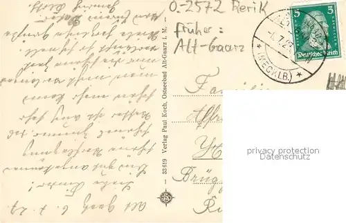 AK / Ansichtskarte Alt_Gaarz Panorama Strand Alt_Gaarz