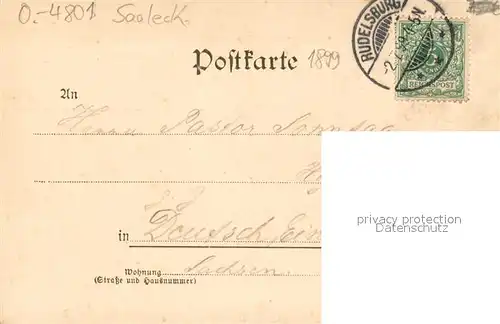 AK / Ansichtskarte Saaleck Panorama Blick zur Rudelsburg Saaleck