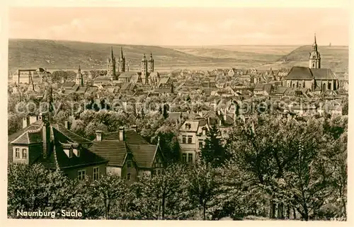 AK / Ansichtskarte Naumburg_Saale Stadtpanorama Naumburg_Saale