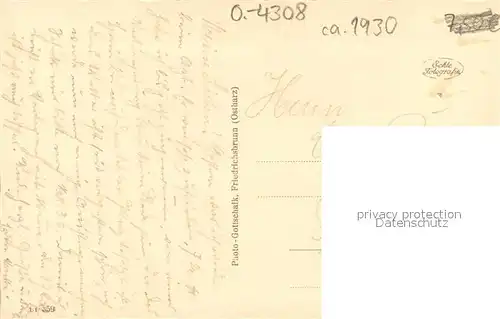 AK / Ansichtskarte Friedrichsbrunn_Harz Kurhaus Friedrichsbrunn Harz