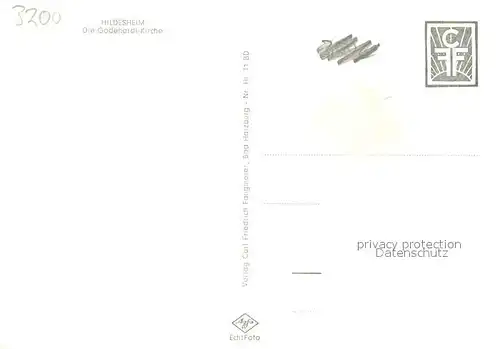 AK / Ansichtskarte Hildesheim St Godehardskirche Hildesheim
