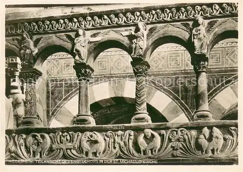 AK / Ansichtskarte Hildesheim Engelschor in der St Michaelis Kirche Hildesheim