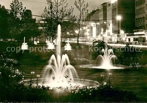 AK / Ansichtskarte Koeln_Rhein Hoehl Hotel Park Springbrunnen Koeln_Rhein