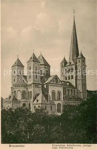 AK / Ansichtskarte Brauweiler_Koeln Ehem Abteikirche jetzt kath Pfarrkirche Brauweiler_Koeln
