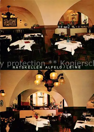 AK / Ansichtskarte Alfeld_Leine Ratskeller Gaststaette  Alfeld_Leine