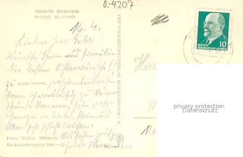 AK / Ansichtskarte St_Ulrich_Muecheln Partie am Bach 