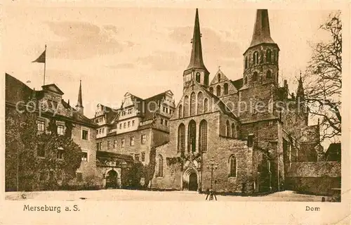 AK / Ansichtskarte Merseburg_Saale Dom Merseburg_Saale