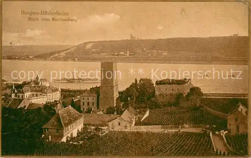 AK / Ansichtskarte Bingen_Rhein Blick zum Rochusberg Bingen Rhein