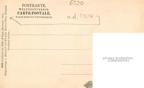 AK / Ansichtskarte Bingen_Rhein Pfarrkirche und Burg Klopp Bingen Rhein