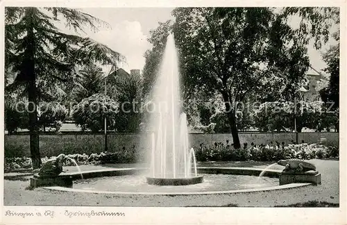 AK / Ansichtskarte Bingen_Rhein Springbrunnen Bingen Rhein