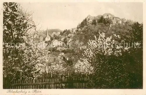 AK / Ansichtskarte Blankenburg_Harz Blick zum Ort und Schloss Blankenburg_Harz