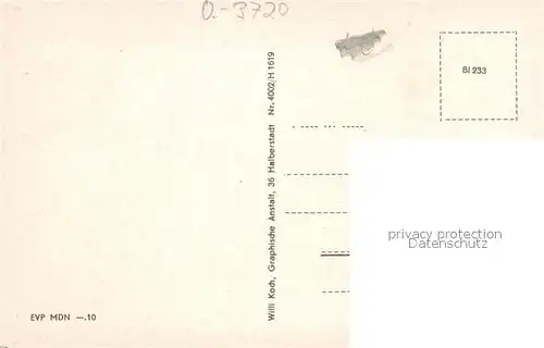 AK / Ansichtskarte Blankenburg_Harz Bartholomaeikirche Innenansicht Blankenburg_Harz